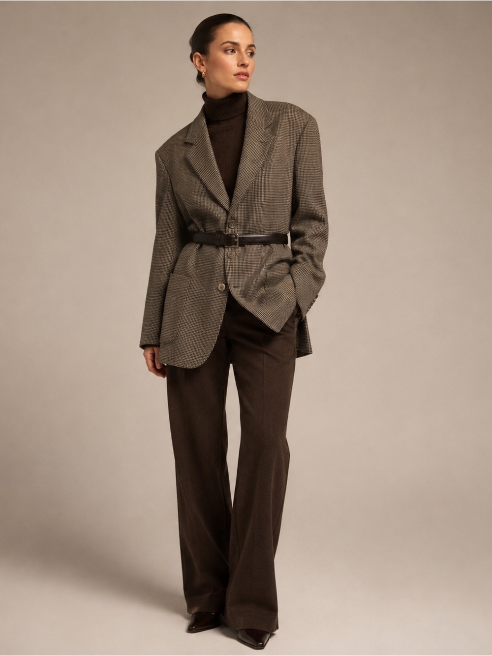 Vintage Oscar de la Renta Wool Blend Blazer 48L Oversized Made in Canada